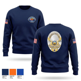 Crew Neck Sweatshirt, Seaside Police Department, Police, Teamtime, Team time, sublimation, custom sports apparel, team uniforms, spirit wear, spiritwear, sports uniforms, custom shirts, team store, custom team store, fundraiser sports, apparel fundraiser