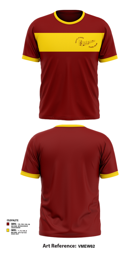 Short Sleeve Performance Shirt, South Stokes Saura Band, Spirit Store, Teamtime, Team time, sublimation, custom sports apparel, team uniforms, spirit wear, spiritwear, sports uniforms, custom shirts, team store, custom team store, fundraiser sports, apparel fundraiser