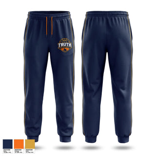 Sweatpants, Truth Basketball, Women's Basketball, Teamtime, Team time, sublimation, custom sports apparel, team uniforms, spirit wear, spiritwear, sports uniforms, custom shirts, team store, custom team store, fundraiser sports, apparel fundraiser