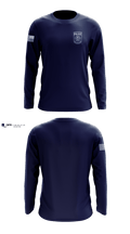 New Castle Police Department 43454556 Long Sleeve Performance Shirt - 1