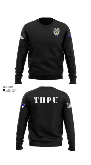Crew Neck Sweatshirt, Tourism & Hotspot Policing Unit, Police, Teamtime, Team time, sublimation, custom sports apparel, team uniforms, spirit wear, spiritwear, sports uniforms, custom shirts, team store, custom team store, fundraiser sports, apparel fundraiser
