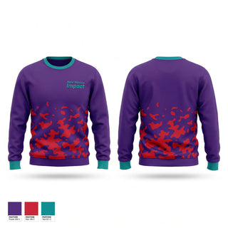 Crew Neck Sweatshirt, New Mexico Impact, Baseball, Teamtime, Team time, sublimation, custom sports apparel, team uniforms, spirit wear, spiritwear, sports uniforms, custom shirts, team store, custom team store, fundraiser sports, apparel fundraiser