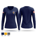 Patrol Officer Women's Long Sleeve V-neck Shirt - 1