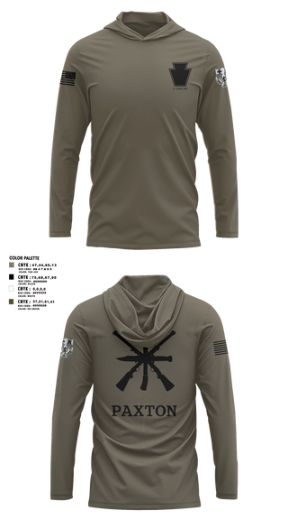 Long Sleeve Performance Shirt with hood, 319th IEW, , Teamtime, Team time, sublimation, custom sports apparel, team uniforms, spirit wear, spiritwear, sports uniforms, custom shirts, team store, custom team store, fundraiser sports, apparel fundraiser