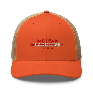 McLean Lacrosse 4222759 Retro Trucker Hat | Yupoong 6606