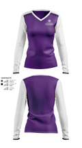 Bulldogs Women's Long Sleeve V-neck Shirt - 21