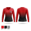 Downriver Hawks Women's Long Sleeve V-neck Shirt - 1