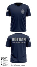 Dothan Fire Department  Old School Cotton Feel Shirt - 1