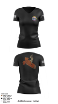 Missile Techs 24768628 Women's Short Sleeve V-neck Shirt - 103