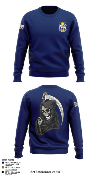 Crew Neck Sweatshirt, 89th ATKS, Air Force, Teamtime, Team time, sublimation, custom sports apparel, team uniforms, spirit wear, spiritwear, sports uniforms, custom shirts, team store, custom team store, fundraiser sports, apparel fundraiser