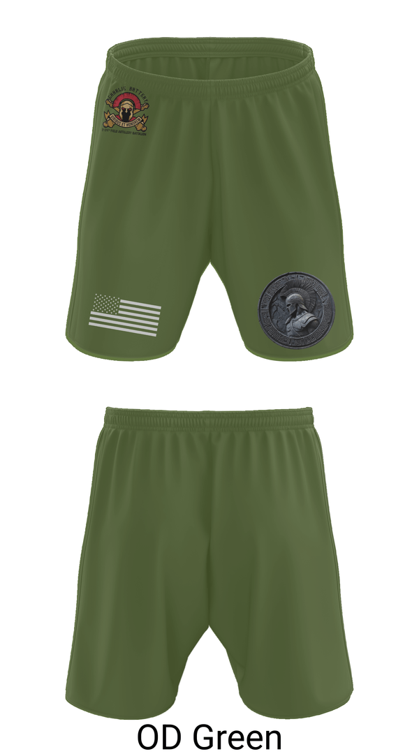 Athletic Shorts With Pockets, Charlie Battery 2-114th FA, , Teamtime, Team time, sublimation, custom sports apparel, team uniforms, spirit wear, spiritwear, sports uniforms, custom shirts, team store, custom team store, fundraiser sports, apparel fundraiser