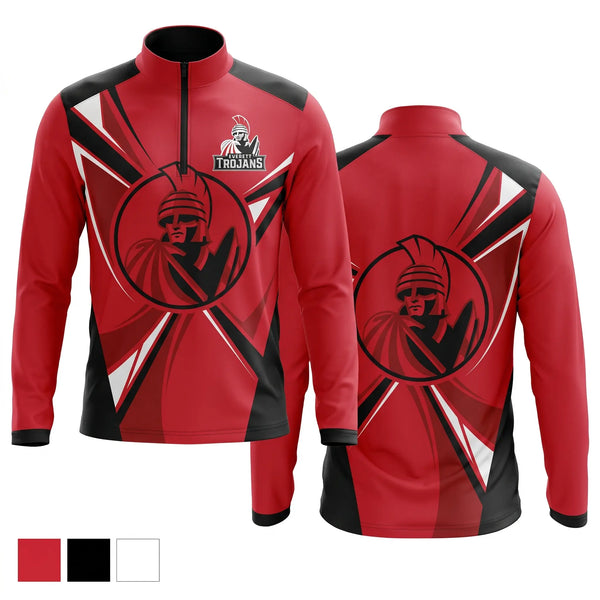 Quarter Zip Jacket, Everett Community College Soccer, Women's Soccer, Teamtime, Team time, sublimation, custom sports apparel, team uniforms, spirit wear, spiritwear, sports uniforms, custom shirts, team store, custom team store, fundraiser sports, apparel fundraiser