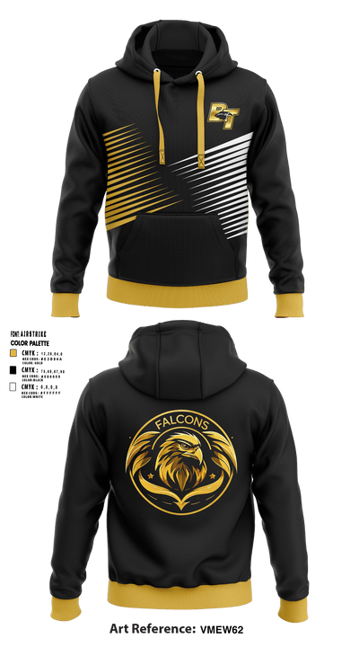 Burlington Township Track Club 19007392 Hoodie - 1
