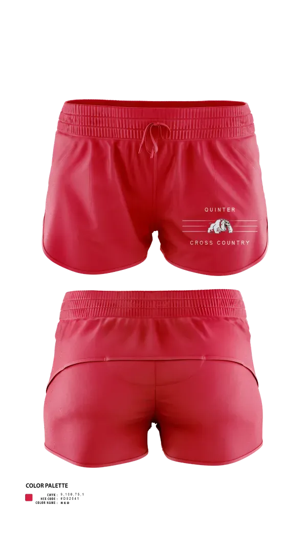 Track Shorts, Quinter Bulldogs, Cross Country, Teamtime, Team time, sublimation, custom sports apparel, team uniforms, spirit wear, spiritwear, sports uniforms, custom shirts, team store, custom team store, fundraiser sports, apparel fundraiser