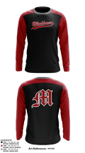 Marshall Blackhawks 40958299 Long Sleeve Performance Shirt 1