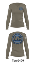 Oregon Emergency Management 48984222 Women's Long Sleeve V-neck Shirt - 73