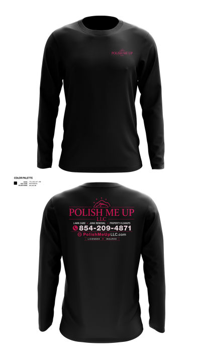 Polish Me Up LLC Long Sleeve Performance Shirt 21