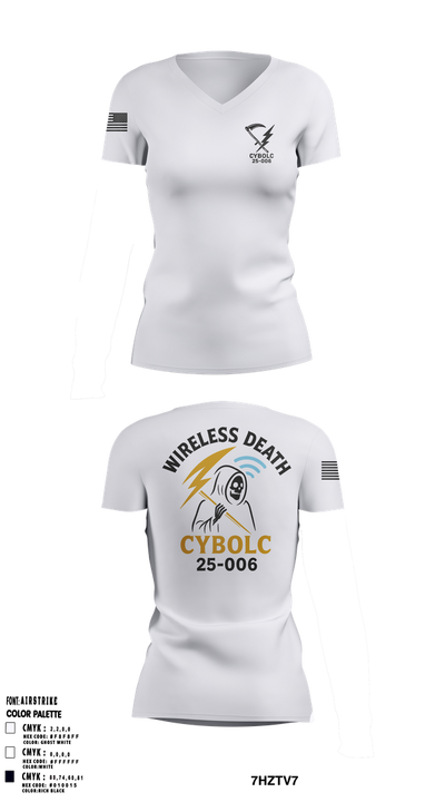 CLASS 25-006 48091830 Women's Short Sleeve V-neck Shirt - 2