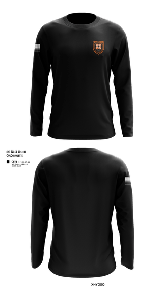Long Sleeve Performance Shirt, Orange County Public Schools Police, Police, Teamtime, Team time, sublimation, custom sports apparel, team uniforms, spirit wear, spiritwear, sports uniforms, custom shirts, team store, custom team store, fundraiser sports, apparel fundraiser
