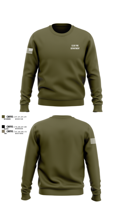 Elsie Fire Department 41046242 Crew Neck Sweatshirt - 101