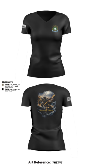 Womens Short Sleeve Vneck Shirt, 1192nd DDSB, Army, Teamtime, Team time, sublimation, custom sports apparel, team uniforms, spirit wear, spiritwear, sports uniforms, custom shirts, team store, custom team store, fundraiser sports, apparel fundraiser