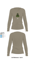 2-1 21461716 Women's Long Sleeve V-neck Shirt - 62