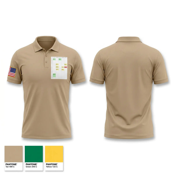 Short Sleeve Performance Polo, 63rd Army Band, Army, Teamtime, Team time, sublimation, custom sports apparel, team uniforms, spirit wear, spiritwear, sports uniforms, custom shirts, team store, custom team store, fundraiser sports, apparel fundraiser