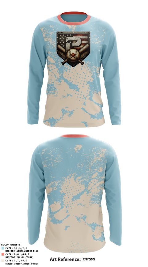 Long Sleeve Performance Shirt, PRIMETIME, Baseball, Teamtime, Team time, sublimation, custom sports apparel, team uniforms, spirit wear, spiritwear, sports uniforms, custom shirts, team store, custom team store, fundraiser sports, apparel fundraiser