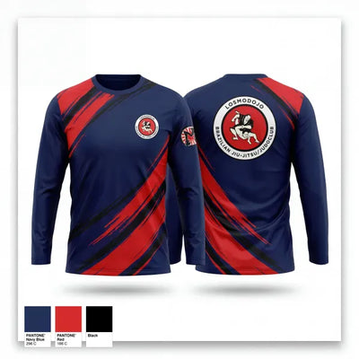 Los Mo Dojo Brazilian jiujitsu judo club 9541141 Long Sleeve Performance Shirt 1