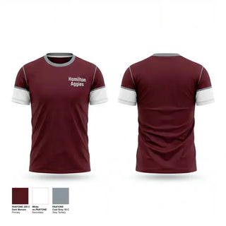 Short Sleeve Performance Shirt, Hamilton Aggies, Baseball, Teamtime, Team time, sublimation, custom sports apparel, team uniforms, spirit wear, spiritwear, sports uniforms, custom shirts, team store, custom team store, fundraiser sports, apparel fundraiser