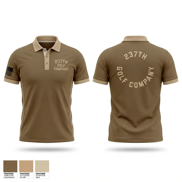 Short Sleeve Performance Polo, 237th golf company, National Guard, Teamtime, Team time, sublimation, custom sports apparel, team uniforms, spirit wear, spiritwear, sports uniforms, custom shirts, team store, custom team store, fundraiser sports, apparel fundraiser
