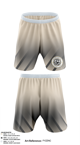 Athletic Shorts With Pockets, Intercoastal FC, Men's Soccer, Teamtime, Team time, sublimation, custom sports apparel, team uniforms, spirit wear, spiritwear, sports uniforms, custom shirts, team store, custom team store, fundraiser sports, apparel fundraiser
