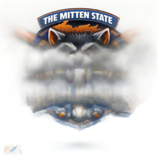 Long Sleeve Performance Shirt, The Mitten State Trash Pandas, Baseball, Teamtime, Team time, sublimation, custom sports apparel, team uniforms, spirit wear, spiritwear, sports uniforms, custom shirts, team store, custom team store, fundraiser sports, apparel fundraiser