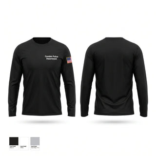 Long Sleeve Performance Shirt, Camden Police Department, Police, Teamtime, Team time, sublimation, custom sports apparel, team uniforms, spirit wear, spiritwear, sports uniforms, custom shirts, team store, custom team store, fundraiser sports, apparel fundraiser