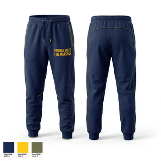 Sweatpants, Virginia state fire marshal, Fire Department, Teamtime, Team time, sublimation, custom sports apparel, team uniforms, spirit wear, spiritwear, sports uniforms, custom shirts, team store, custom team store, fundraiser sports, apparel fundraiser