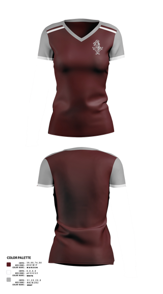 Womens Short Sleeve Vneck Shirt, Noble Athletic DepartmentNoble High School, Spirit Store, Teamtime, Team time, sublimation, custom sports apparel, team uniforms, spirit wear, spiritwear, sports uniforms, custom shirts, team store, custom team store, fundraiser sports, apparel fundraiser