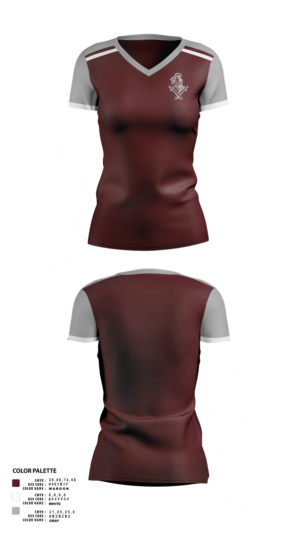 Womens Short Sleeve Vneck Shirt, Noble Athletic DepartmentNoble High School, Spirit Store, Teamtime, Team time, sublimation, custom sports apparel, team uniforms, spirit wear, spiritwear, sports uniforms, custom shirts, team store, custom team store, fundraiser sports, apparel fundraiser