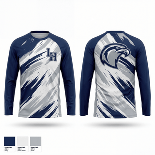 Long Sleeve Performance Shirt, Lake Howell, Men's Lacrosse, Teamtime, Team time, sublimation, custom sports apparel, team uniforms, spirit wear, spiritwear, sports uniforms, custom shirts, team store, custom team store, fundraiser sports, apparel fundraiser