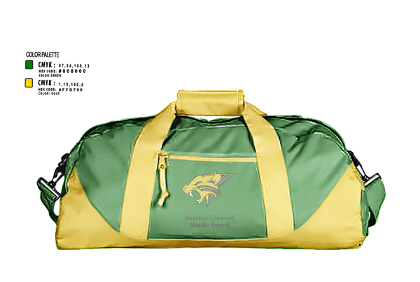 Duffle Bag, BLMS Volleyball, Women's Volleyball, Teamtime, Team time, sublimation, custom sports apparel, team uniforms, spirit wear, spiritwear, sports uniforms, custom shirts, team store, custom team store, fundraiser sports, apparel fundraiser
