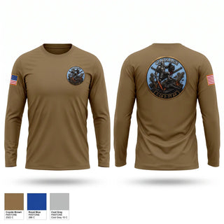 Long Sleeve Performance Shirt, Carnage Company, Army, Teamtime, Team time, sublimation, custom sports apparel, team uniforms, spirit wear, spiritwear, sports uniforms, custom shirts, team store, custom team store, fundraiser sports, apparel fundraiser