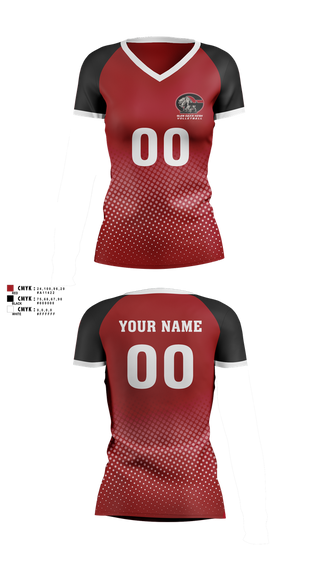 Womens Short Sleeve Vneck Shirt, Glen oaks, Track & Field, Teamtime, Team time, sublimation, custom sports apparel, team uniforms, spirit wear, spiritwear, sports uniforms, custom shirts, team store, custom team store, fundraiser sports, apparel fundraiser