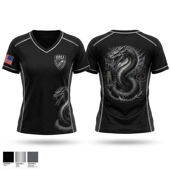 Womens Short Sleeve Vneck Shirt, B2, Police, Teamtime, Team time, sublimation, custom sports apparel, team uniforms, spirit wear, spiritwear, sports uniforms, custom shirts, team store, custom team store, fundraiser sports, apparel fundraiser