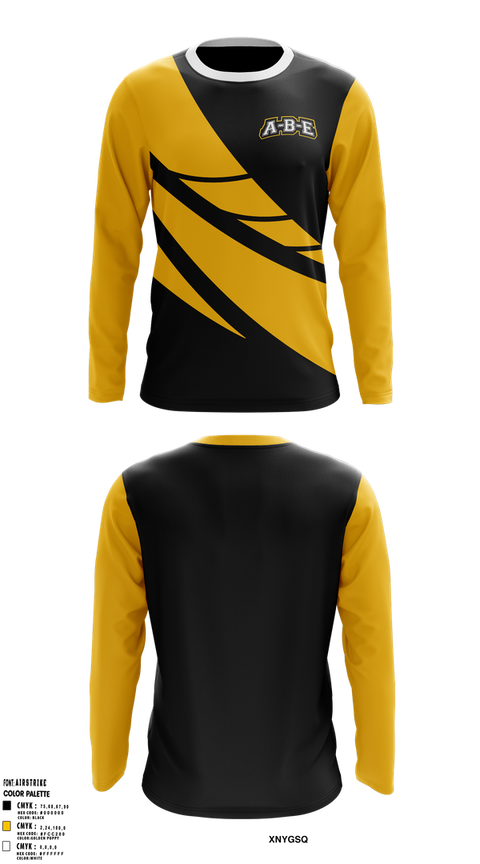 Long Sleeve Performance Shirt, Ashby-Brandon-Evansville Bolts, , Teamtime, Team time, sublimation, custom sports apparel, team uniforms, spirit wear, spiritwear, sports uniforms, custom shirts, team store, custom team store, fundraiser sports, apparel fundraiser