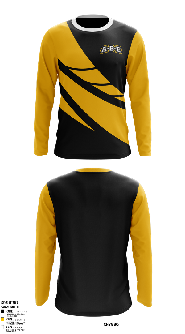 Long Sleeve Performance Shirt, Ashby-Brandon-Evansville Bolts, , Teamtime, Team time, sublimation, custom sports apparel, team uniforms, spirit wear, spiritwear, sports uniforms, custom shirts, team store, custom team store, fundraiser sports, apparel fundraiser