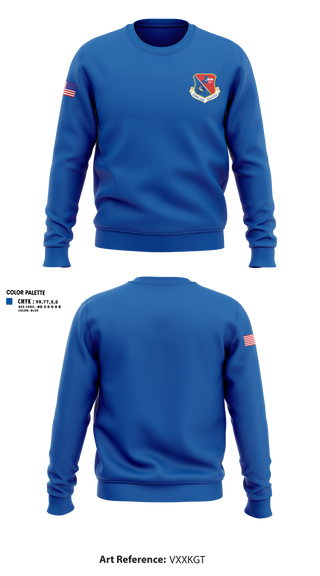 Crew Neck Sweatshirt, Tx-782nd, Air Force, Teamtime, Team time, sublimation, custom sports apparel, team uniforms, spirit wear, spiritwear, sports uniforms, custom shirts, team store, custom team store, fundraiser sports, apparel fundraiser