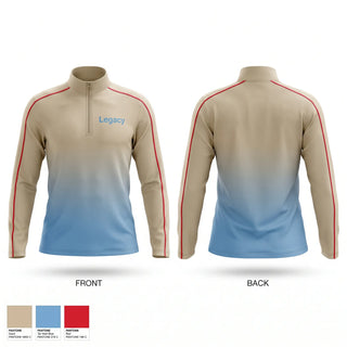 Quarter Zip Jacket, Legacy, Baseball, Teamtime, Team time, sublimation, custom sports apparel, team uniforms, spirit wear, spiritwear, sports uniforms, custom shirts, team store, custom team store, fundraiser sports, apparel fundraiser