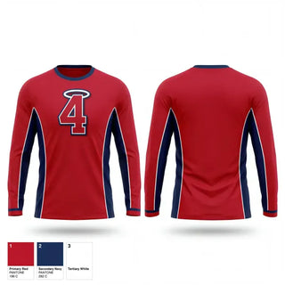 Long Sleeve Performance Shirt, Angels, Baseball, Teamtime, Team time, sublimation, custom sports apparel, team uniforms, spirit wear, spiritwear, sports uniforms, custom shirts, team store, custom team store, fundraiser sports, apparel fundraiser