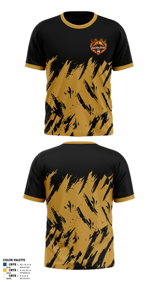 Short Sleeve Performance Shirt, Golden Deers FC, Men's Soccer, Teamtime, Team time, sublimation, custom sports apparel, team uniforms, spirit wear, spiritwear, sports uniforms, custom shirts, team store, custom team store, fundraiser sports, apparel fundraiser
