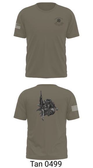 Old School Cotton Feel Shirt, C Co 1-182 2nd PLT, Army, Teamtime, Team time, sublimation, custom sports apparel, team uniforms, spirit wear, spiritwear, sports uniforms, custom shirts, team store, custom team store, fundraiser sports, apparel fundraiser