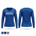 Harris County Sheriff’s Office Women's Long Sleeve V-neck Shirt - 1